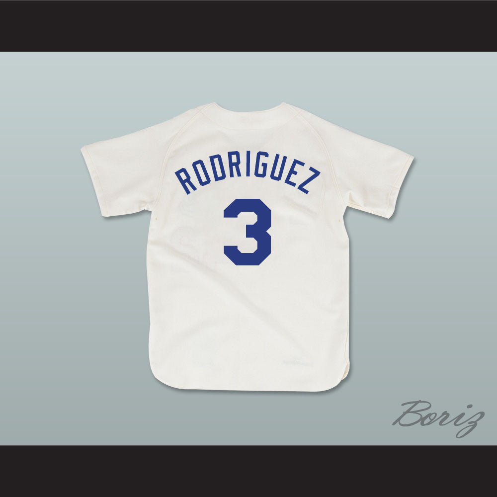 Benny 'The Jet' Rodriguez 3 Pro Career Baseball Jersey The Sandlot