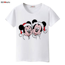 Load image into Gallery viewer, BGtomato Mickey and Minnie lovely friends T-shirt women popular cute cartoon shirts Good quality clothes brand casual tees