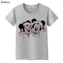 Load image into Gallery viewer, BGtomato Mickey and Minnie lovely friends T-shirt women popular cute cartoon shirts Good quality clothes brand casual tees
