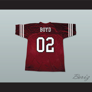 Vernon Boyd 02 Beacon Hills Cyclones Lacrosse Jersey Teen Wolf Includes Patch