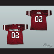Load image into Gallery viewer, Vernon Boyd 02 Beacon Hills Cyclones Lacrosse Jersey Teen Wolf Includes Patch