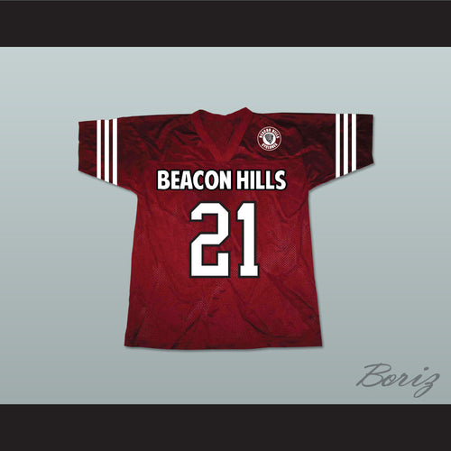 Greenberg 21 Beacon Hills Cyclones Lacrosse Jersey Teen Wolf Includes Patch