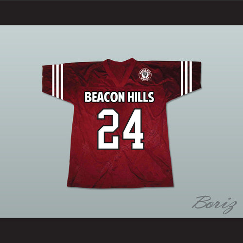 Stiles Stilinski 24 Beacon Hills Cyclones Lacrosse Jersey Teen Wolf Includes Patch