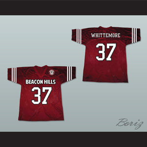 Jackson Whittemore 37 Beacon Hills Cyclones Lacrosse Jersey Teen Wolf Includes Patch