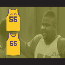 Load image into Gallery viewer, Nipsey Big Nip 55 Yellow Basketball Jersey Martin