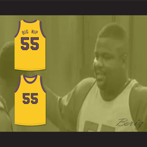 Nipsey Big Nip 55 Yellow Basketball Jersey Martin