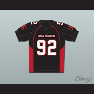 Joey Diaz 92 Anthony "Big Tony" Cobianco Mean Machine Convicts Football Jersey Includes Patches