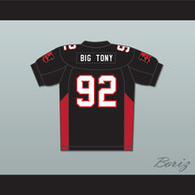 Load image into Gallery viewer, Joey Diaz 92 Anthony &quot;Big Tony&quot; Cobianco Mean Machine Convicts Football Jersey Includes Patches