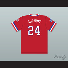 Load image into Gallery viewer, B.J. Surhoff 24 1984 USA Team Red Baseball Jersey