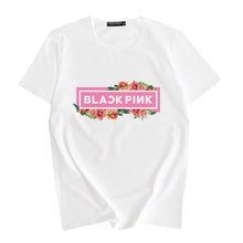 Load image into Gallery viewer, BLACKPINK Album Kpop New Summer Women Shirt Hip Hop Casual Letters Printed Fashion T-Shirt Clothes Printed Short-Sleeve Tops