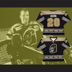 Kevin Kerr 20 Flint Generals Black Hockey Jersey