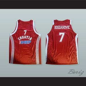 Bojan Bogdanovic 7 Croatia Basketball Jersey