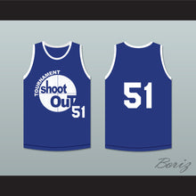 Load image into Gallery viewer, 51 Tournament Shoot Out Bombers Basketball Jersey Above The Rim