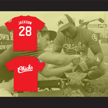 Load image into Gallery viewer, Bo Jackson 28 Memphis Chicks Red Baseball Jersey