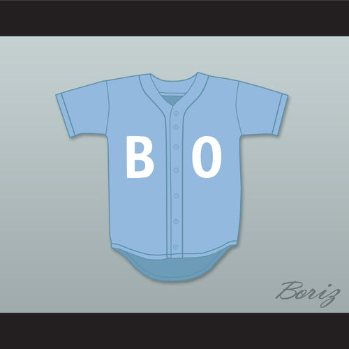 Bo Jackson 16 BO Light Blue Baseball Jersey Sesame Street
