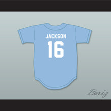 Load image into Gallery viewer, Bo Jackson 16 BO Light Blue Baseball Jersey Sesame Street