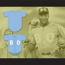 Load image into Gallery viewer, Bo Jackson BO Light Blue Baseball Jersey Sesame Street