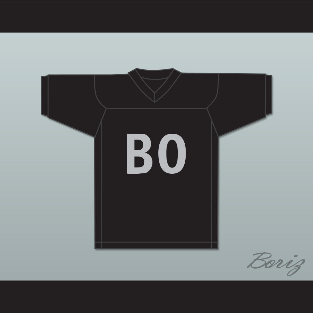 Bo Jackson 34 BO Black Football Jersey Sesame Street