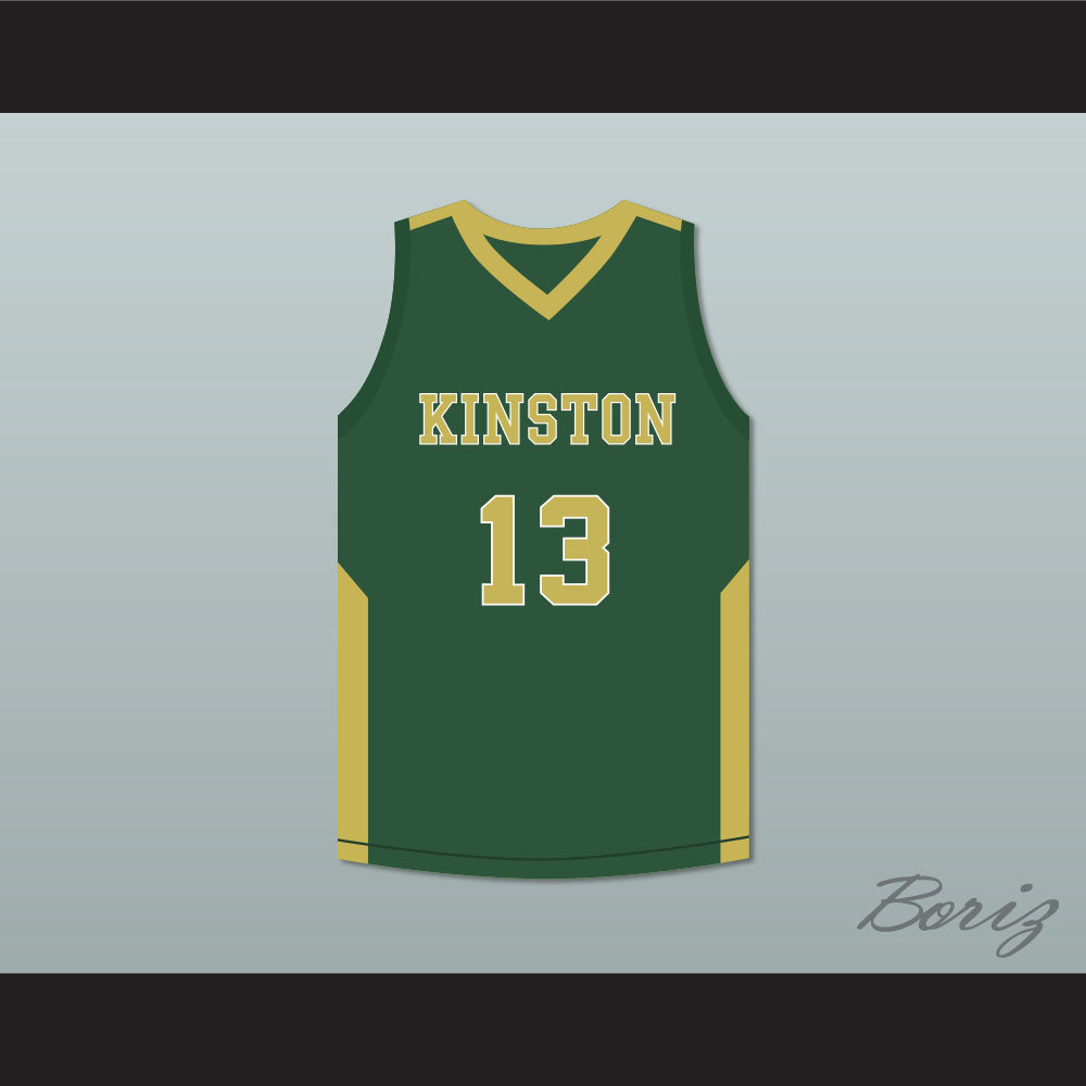 Brandon Ingram 13 Kinston High School Vikings Green Basketball Jersey