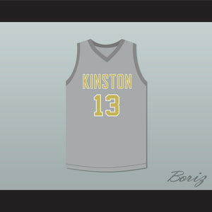 Brandon Ingram 13 Kinston High School Vikings Gray Basketball Jersey