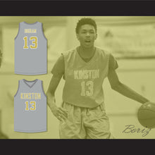 Load image into Gallery viewer, Brandon Ingram 13 Kinston High School Gray Basketball Jersey