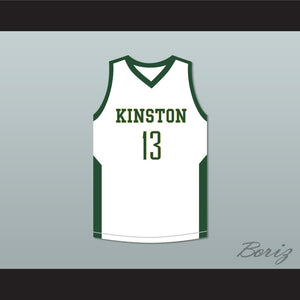 Brandon Ingram 13 Kinston High School Vikings White Basketball Jersey