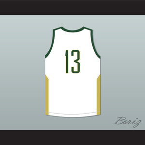 Brandon Ingram 13 Kinston High School Vikings White Basketball Jersey