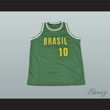 Load image into Gallery viewer, Brasil 10 National Team Green Basketball Jersey