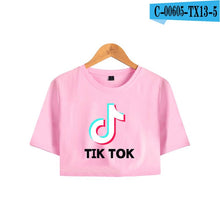 Load image into Gallery viewer, BTS Tik tok software 2019 New Tops Print Summer Short sleeve T-shirt Women Sexy Clothes Hot Sale Casual Harajuku Plus Size