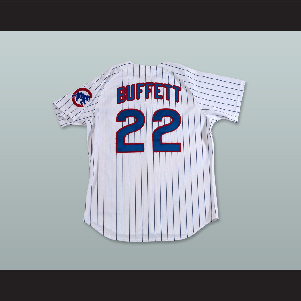 Jimmy Buffett Concert Pinstriped Baseball Jersey Includes Patch