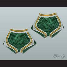 Load image into Gallery viewer, Green-Yellow-White Retro Style Basketball Shorts