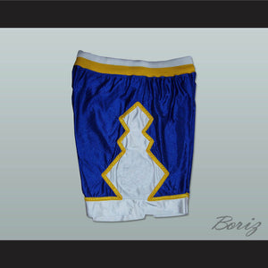Blue White and Yellow Basketball Shorts