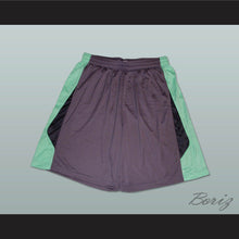 Load image into Gallery viewer, Grey Light Green and Black Basketball Shorts
