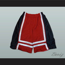 Load image into Gallery viewer, Red Black and White Basketball Shorts