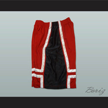 Load image into Gallery viewer, Red Black and White Basketball Shorts