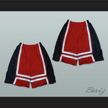 Load image into Gallery viewer, Red Black and White Basketball Shorts