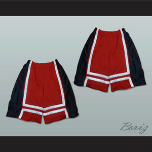 Red Black and White Basketball Shorts