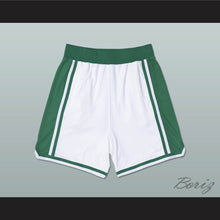 Load image into Gallery viewer, White and Green Basketball Shorts