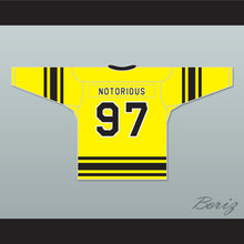 Load image into Gallery viewer, Notorious B.I.G. 97 Bad Boy Yellow Hockey Jersey Includes Patch