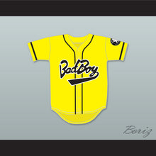 Load image into Gallery viewer, Biggie Smalls 10 Bad Boy Yellow Baseball Jersey with 20 Years Patch