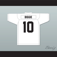 Load image into Gallery viewer, Biggie Smalls 10 Bad Boy White Football Jersey