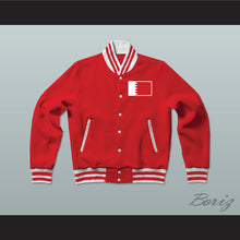 Load image into Gallery viewer, Bahrain Varsity Letterman Jacket-Style Sweatshirt