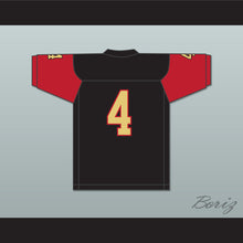 Load image into Gallery viewer, Bailey Zappe 4 Victoria East High School Titans Black Football Jersey 1