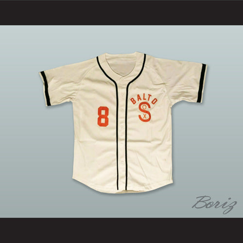 Baltimore Black Sox 8 Negro League Beige Baseball Jersey