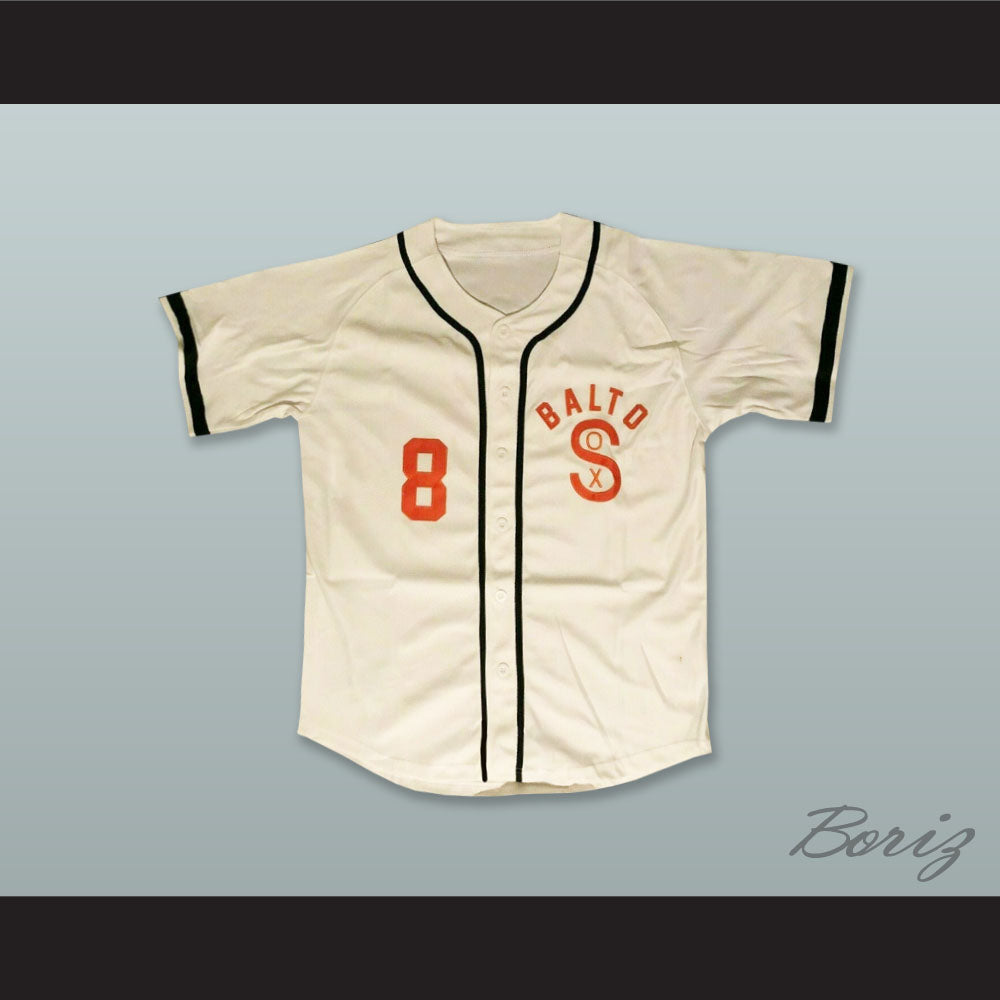 Baltimore Black Sox 8 Negro League Beige Baseball Jersey