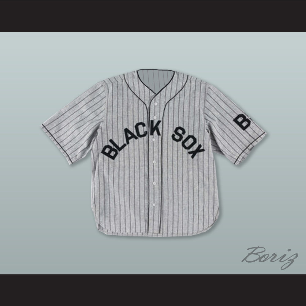 Baltimore Black Sox Negro League Gray Pinstriped Baseball Jersey