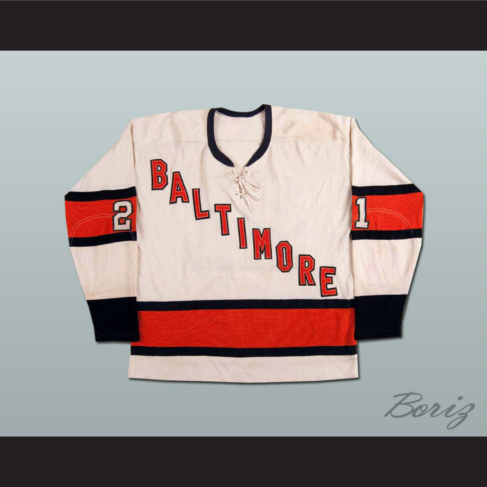 Baltimore Clippers White Hockey Jersey