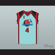Load image into Gallery viewer, Nyman 4 Charlotte Banshees Home Basketball Jersey with WUBA Patch Juwanna Mann