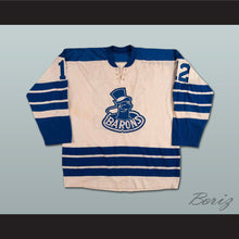 Load image into Gallery viewer, Barrie Meissner 12 Cleveland Barons Hockey Jersey