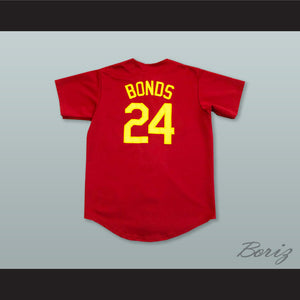 Barry Bonds 24 ASU Sun Devils Red Baseball Jersey